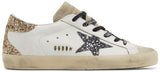 Golden Goose Wmns Superstar 'Optic White Seedpearl Glitter'