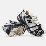 New Balance 530 Custom Beige Black Silver Edition