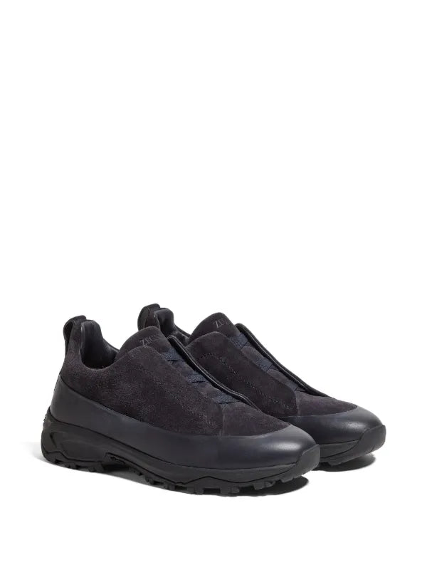 Zegna tenis Triple Stitch™ Monte de piel y gamuza