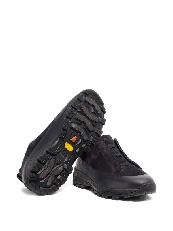 Zegna tenis Triple Stitch™ Monte de piel y gamuza