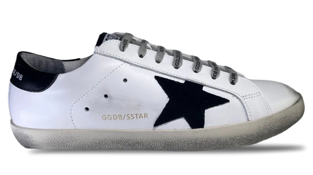 Tenis Golden Goose Negro para hombre piel becerro INEEDTENIS