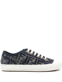 Fendi Domino Low Top Denim Ff Blue Sneaker