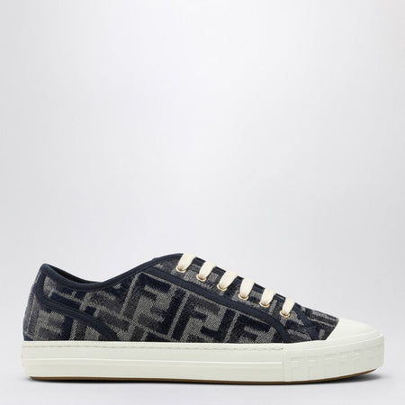 Fendi Domino Low Top Denim Ff Blue Sneaker
