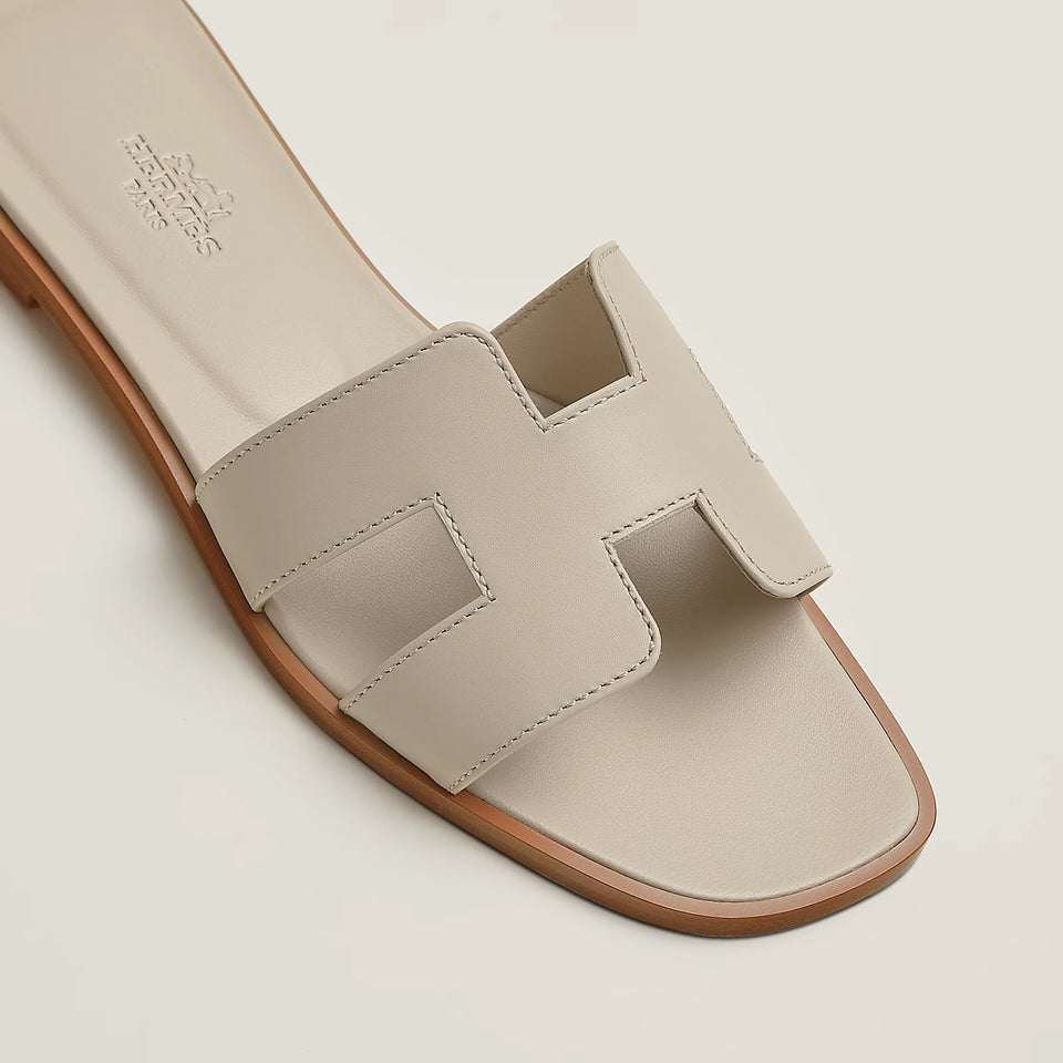 Hermes Sandalias Oran beige