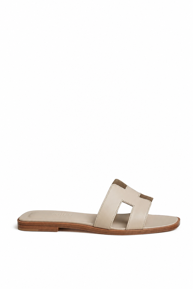 Hermes Sandalias Oran beige