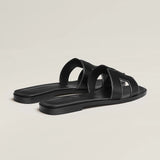 Hermes Sandalias Oran negro