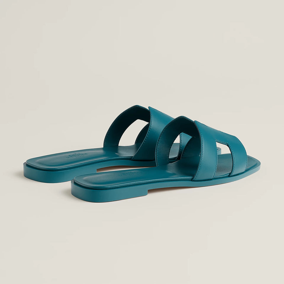 Hermes Sandalias Oran verde