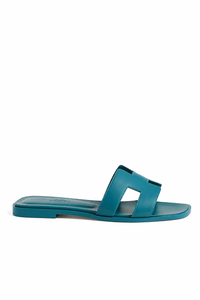 Hermes Sandalias Oran verde