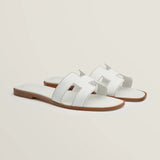 Hermes Sandalias Oran Blanco