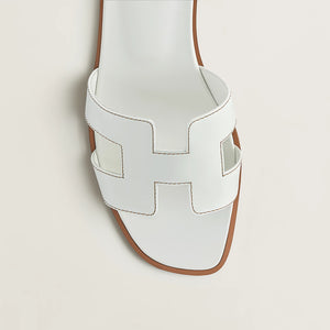Hermes Sandalias Oran Blanco