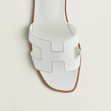 Hermes Sandalias Oran Blanco