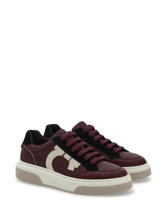 Ferragamo Gancini-appliqué sneakers