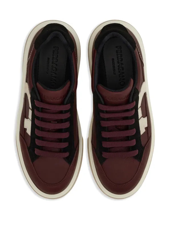 Ferragamo Gancini-appliqué sneakers