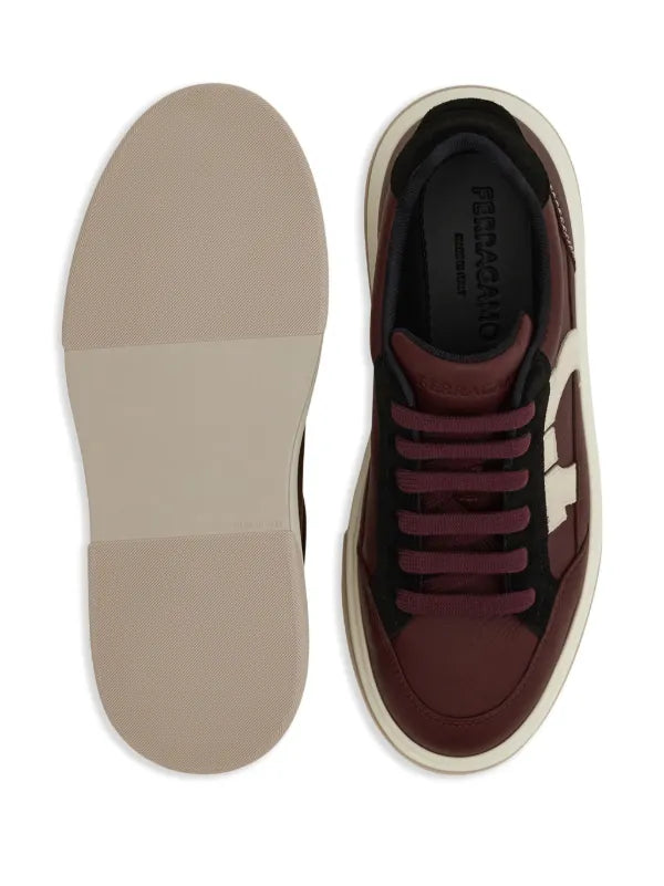 Ferragamo Gancini-appliqué sneakers