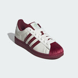 SUPERSTAR II SHOES WHITE BURGUNDY BLANCO VINO
