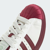 SUPERSTAR II SHOES WHITE BURGUNDY BLANCO VINO