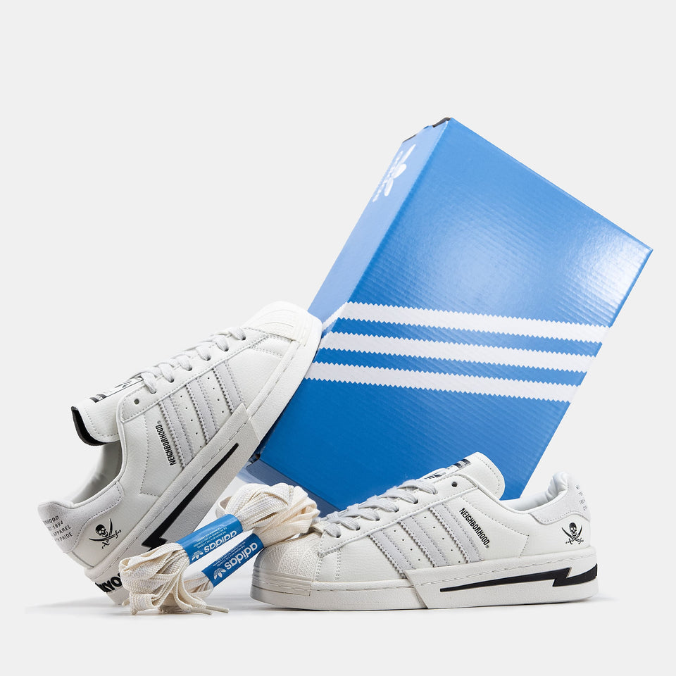 Adidas Superstar x Neighborhood White