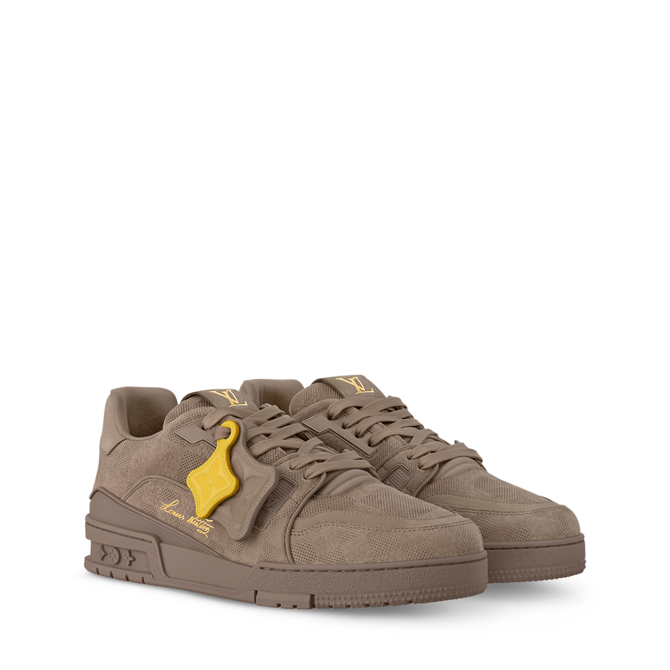 G5 Tenis LV Trainer piel de becerro nobuk