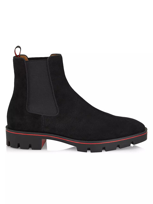 N372O Christian Louboutin
Alpinosol Leather Lug-Sole Chelsea Boots