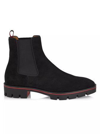 N372O Christian Louboutin
Alpinosol Leather Lug-Sole Chelsea Boots
