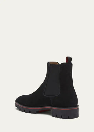 N372O Christian Louboutin
Alpinosol Leather Lug-Sole Chelsea Boots