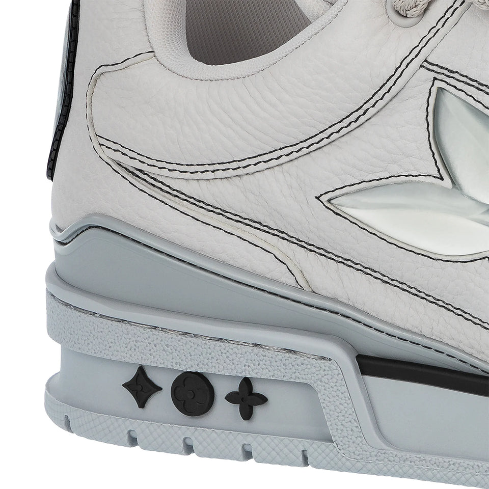 N374O (G5) Louis Vuitton LV Skate Trainer Grey Sneaker