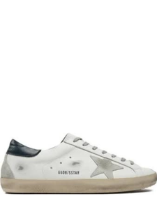 GOLDEN GOOSE Superstar White Leather & black Star Sneaker