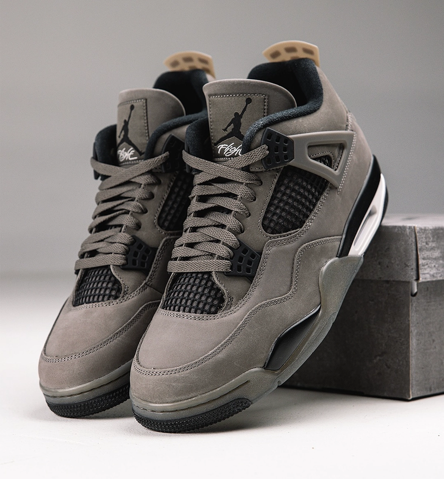 Air Jordan 4 Cave Stone and Black