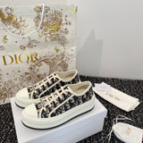 Christian Dior Sneakers Women Fabric blue