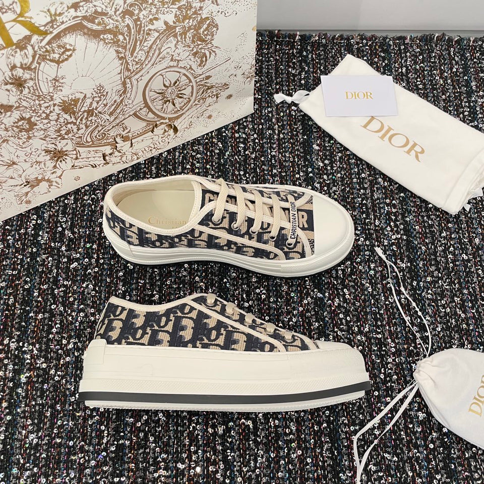 Christian Dior Sneakers Women Fabric blue