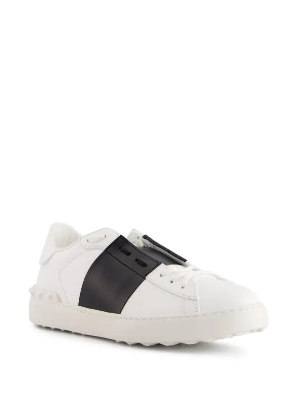 Valentino Garavani tenis Rockstud de piel