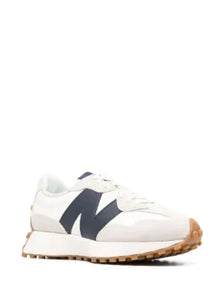 New Balance 327 lace-up sneakers blanco, azul marino