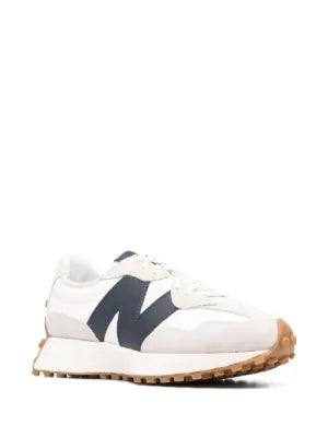 New Balance 327 lace-up sneakers blanco, azul marino