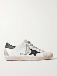 GOLDEN GOOSE Superstar distressed leather sneakers
