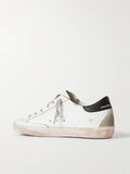 GOLDEN GOOSE Superstar distressed leather sneakers