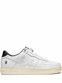 A Bathing Ape BAPE Sta Negro Blanco Plateado