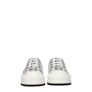 N375O Christian Dior Sneakers Women Fabric Beige/Stone