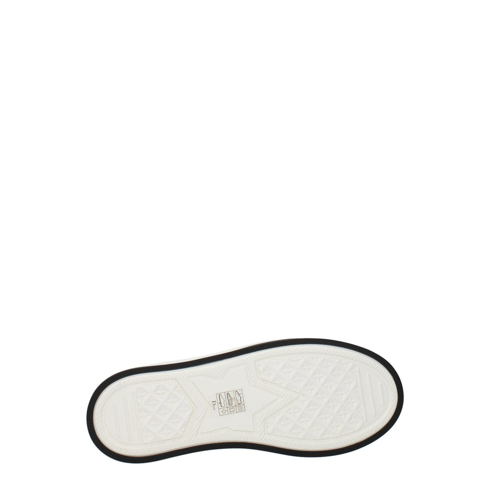 N375O Christian Dior Sneakers Women Fabric Beige/Stone