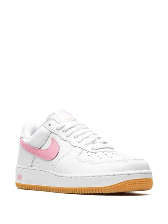 N372O Nike Air force 1 blanco Rosa suela de goma