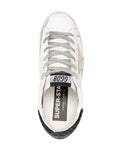 Golden Goose tenis Super-Star estrella dorada talón glitter negro