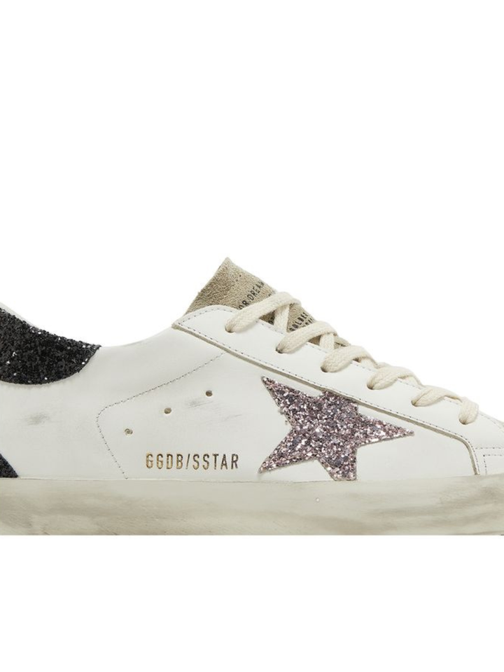 Golden Goose Wmns Superstar 'White Mauve Pink Glitter