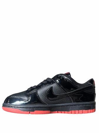 Air Jordan 1 Retro Low OG BG JORDAN 1 LOW PIEL NEGRO ROJO SUELA ROJA