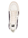 Golden Goose tenis ballstar morado glitter