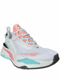 Tenis Puma Rs system de mujer blanco azul rosa