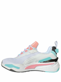 Tenis Puma Rs system de mujer blanco azul rosa