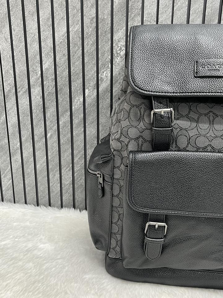 Mochila, backpack negra Coach
