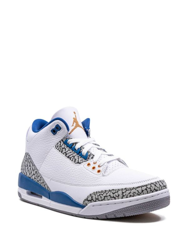 Jordan tenis Air Jordan 3 blanco azul