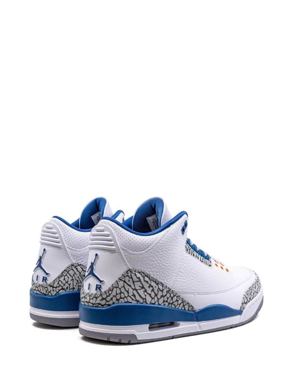 Jordan tenis Air Jordan 3 blanco azul