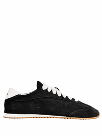 Alo yoga Alo Sunset Black Low Top Sneakers gamuza negro