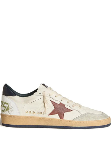 Golden Goose tenis Ball Star Blanco estrella vino